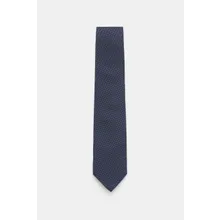 Bigi - Herren - Seidenkrawatte %27Laos%27 navy/schwarz/weiß gepunktet Bigi - Herren - Seidenkrawatte %27Laos%27 navy/schwarz/weiß gepunktet