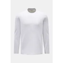 Brunello Cucinelli - Herren - Rundhals-Longsleeve hellgrau meliert Brunello Cucinelli - Herren - Rundhals-Longsleeve hellgrau meliert