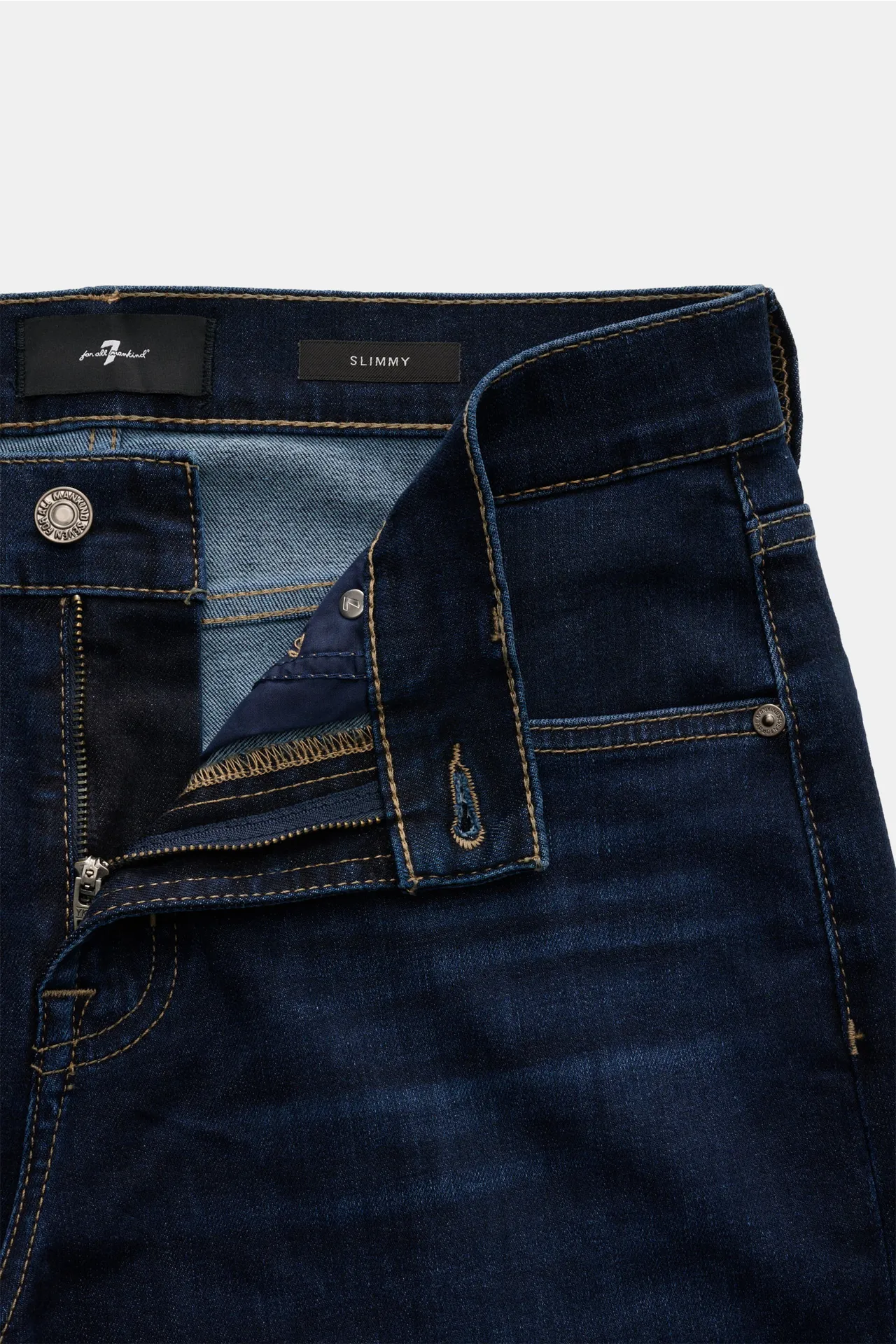 7 for all mankind - Herren - Jeans 'Slimmy' navy – Bild 4