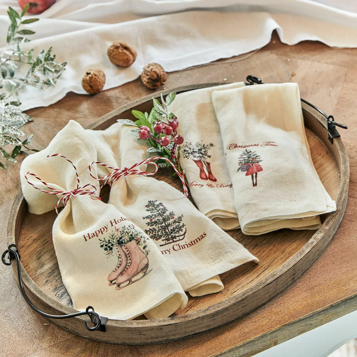 Serviette 4er Set Merry & Bright Serviette 4er Set Merry & Bright