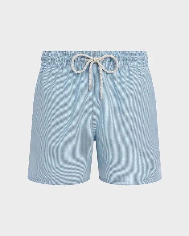 Vilebrequin - Ultrafeine Woll-badeshorts Für Herren Mit Tailoring-mironadelstreifen - Bademode - Moopea - Blau - Größe S Vilebrequin - Ultrafeine Woll-badeshorts Für Herren Mit Tailoring-mironadelstreifen - Bademode - Moopea - Blau - Größe S