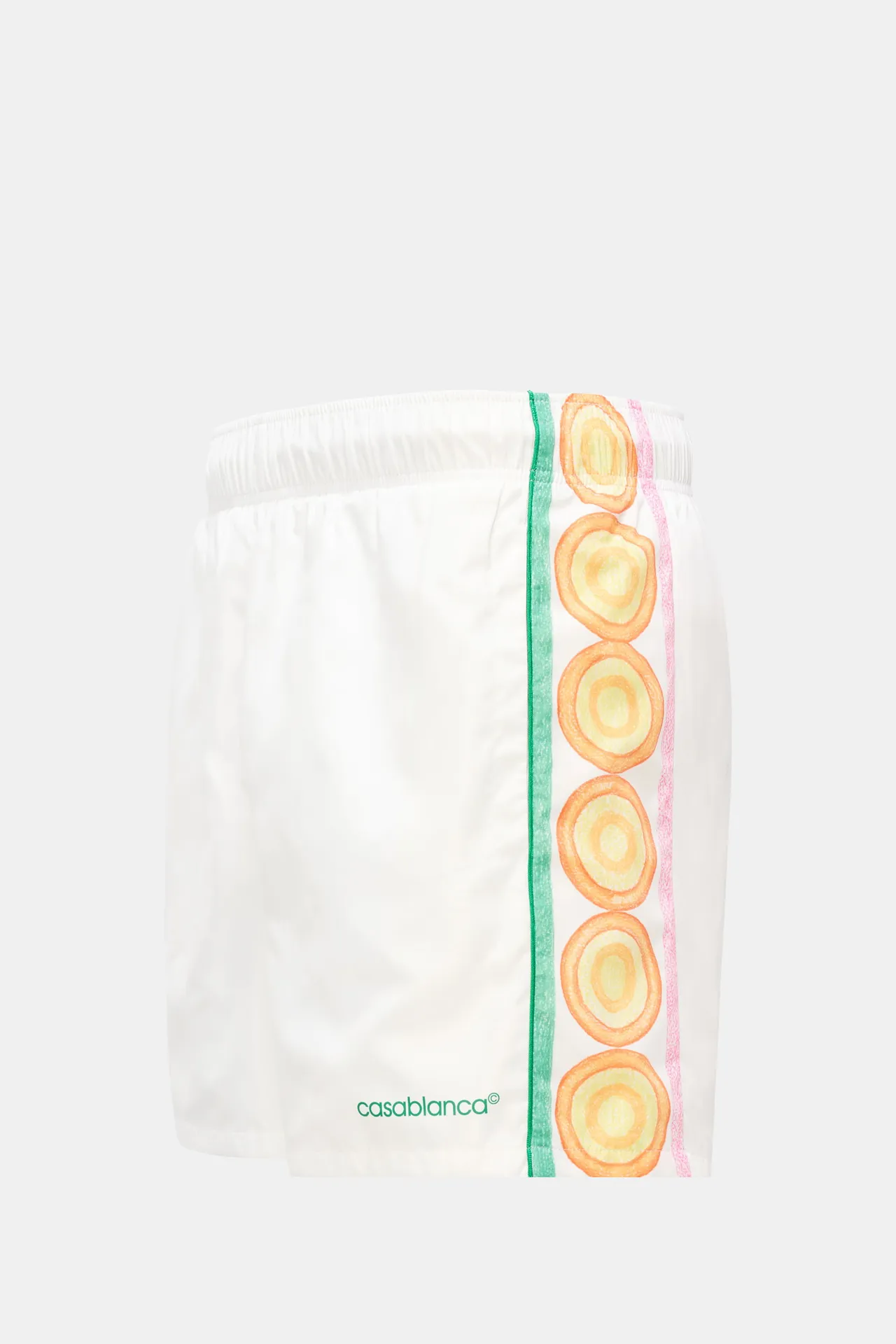 Casablanca - Herren - Shorts 'Crayon' weiß gemustert – Bild 4