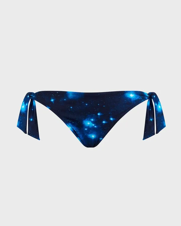 Vilebrequin - Pégase Bikinihose Zum Seitlichen Binden Für Damen - Bademode - Flamme - Blau - Größe S Vilebrequin - Pégase Bikinihose Zum Seitlichen Binden Für Damen - Bademode - Flamme - Blau - Größe S