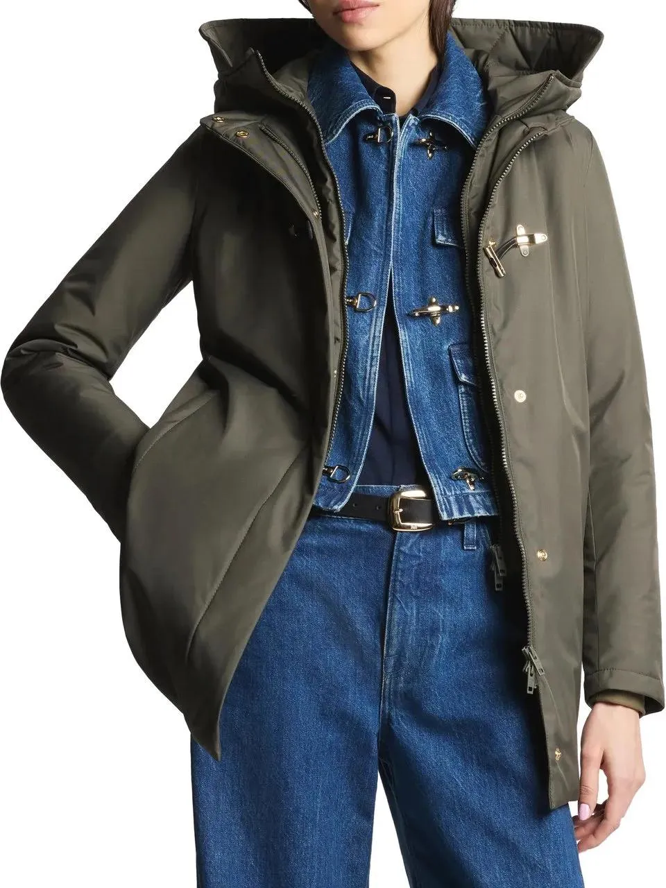 Fay - Coats Foresta Chiaro - Größe XS - grün – Bild 2