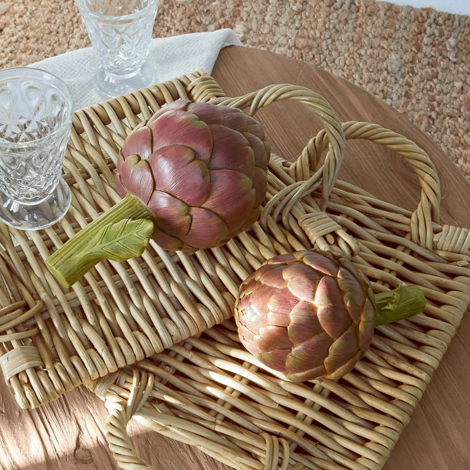 Deko-Artischocke 2er Set Wilorin – Bild 4