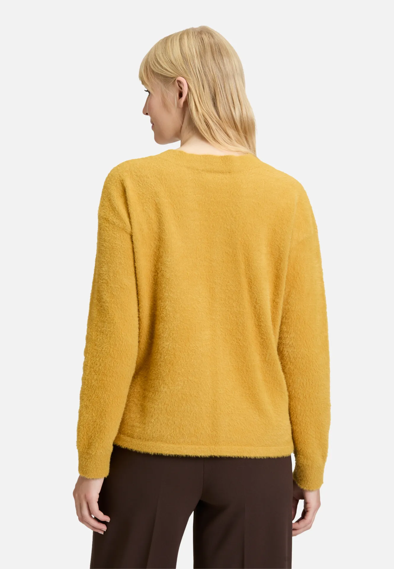 Strickpullover mit V-Ausschnitt Strickpullover mit V-Ausschnitt