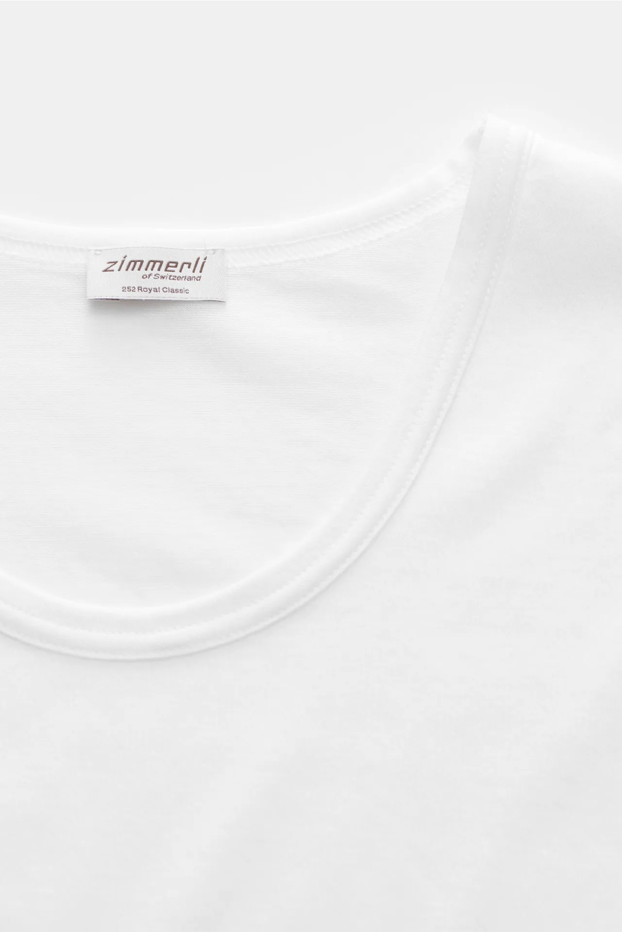 Zimmerli - Herren - Rundhals-Unterhemd 'Royal Classic' weiß – Bild 2
