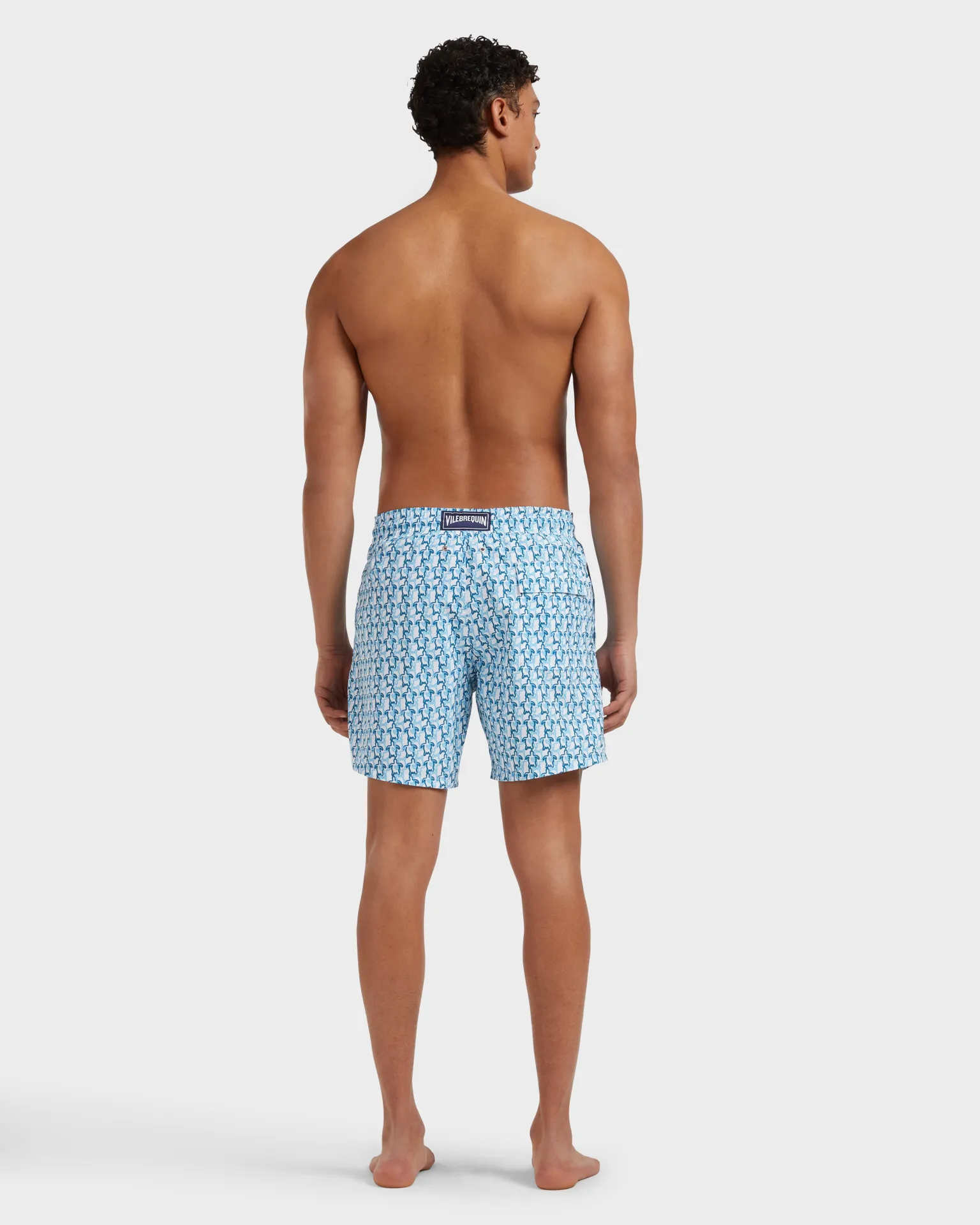 Vilebrequin - Turtles Net Badeshorts Für Herren - Bademode - Moorea - Weiss - Größe S – Bild 4