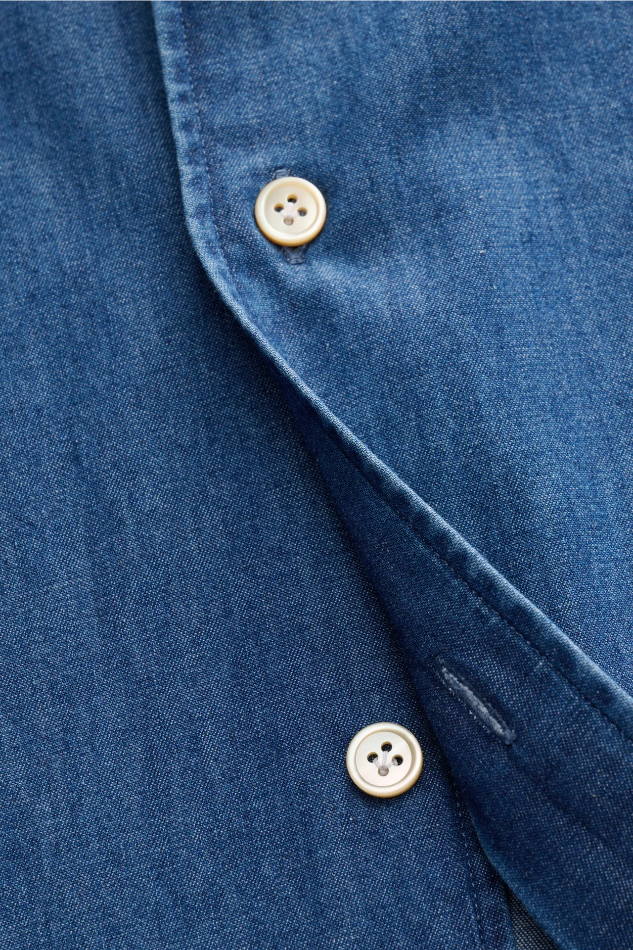 Borrelli - Herren - Casual Hemd 'Gable' Button-Down-Kragen dunkelblau – Bild 4