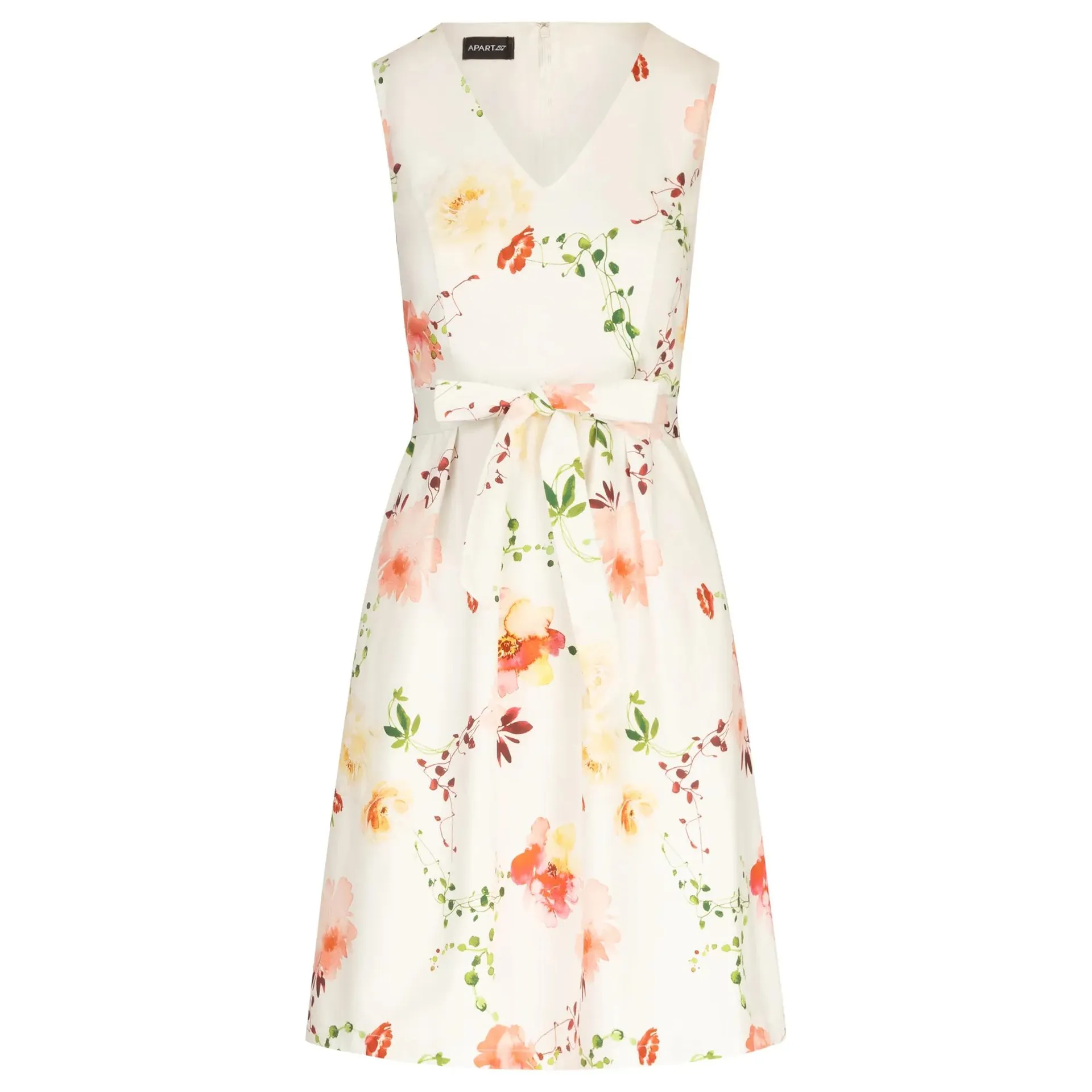 Apart - bedrucktes Satinkleid - Größe 42 - bunt Apart - bedrucktes Satinkleid - Größe 42 - bunt