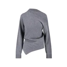 Róhe - Asymmetrical Grey Wool And Cashmere Sweater - Größe 38 - grau Róhe - Asymmetrical Grey Wool And Cashmere Sweater - Größe 38 - grau
