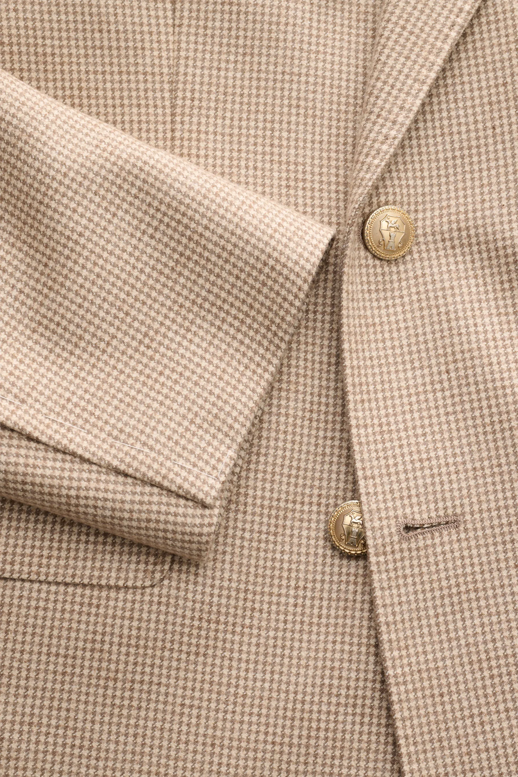 Brunello Cucinelli - Herren - Sakko beige/hellbraun/taupe kariert – Bild 2