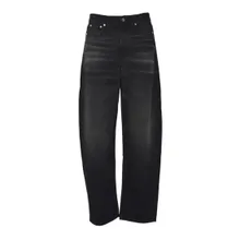 SEFR - Straight-Leg Denim Jeans With Subtle Fading And Le - Größe 30 - schwarz SEFR - Straight-Leg Denim Jeans With Subtle Fading And Le - Größe 30 - schwarz