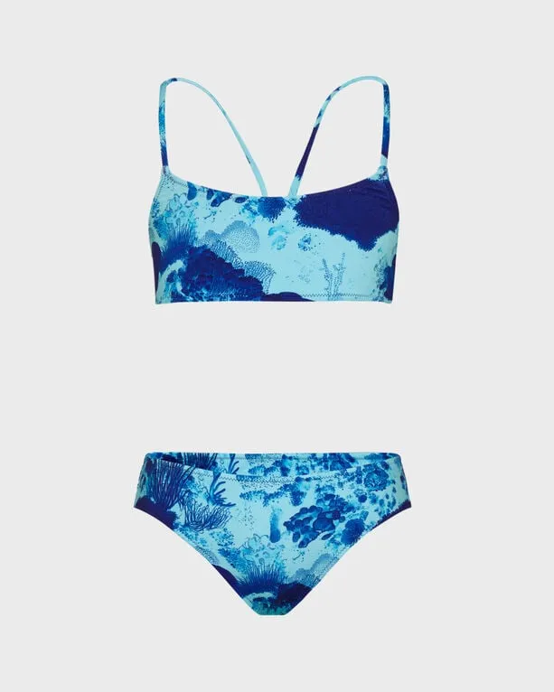 Vilebrequin - Coral Reef Zweiteiliger Badeanzug Für Mädchen - Bademode - Galac - Blau - Größe 14 Vilebrequin - Coral Reef Zweiteiliger Badeanzug Für Mädchen - Bademode - Galac - Blau - Größe 14