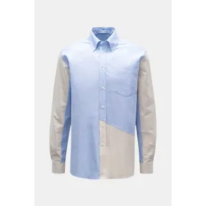 JW Anderson - Herren - Oxfordhemd Button-Down-Kragen hellblau/beige JW Anderson - Herren - Oxfordhemd Button-Down-Kragen hellblau/beige