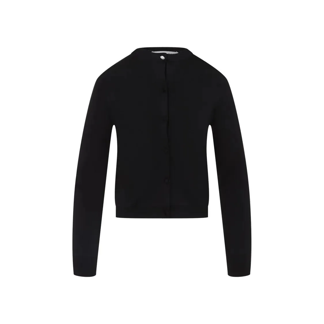 CARVEN - Silk Button-Up Sweater With Round Neckline - Größe XS - schwarz CARVEN - Silk Button-Up Sweater With Round Neckline - Größe XS - schwarz