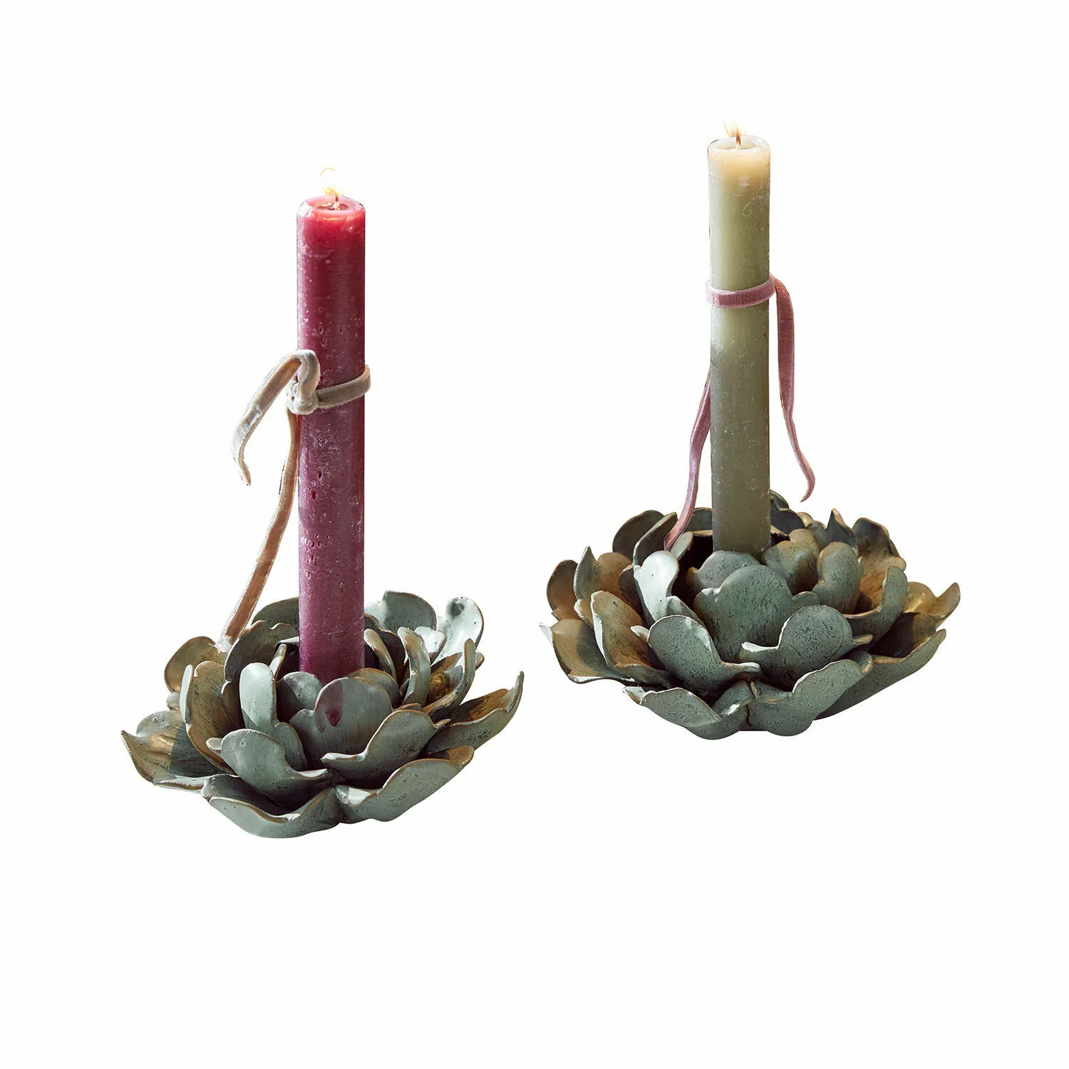 Kerzenhalter 2er Set Myka – Bild 3