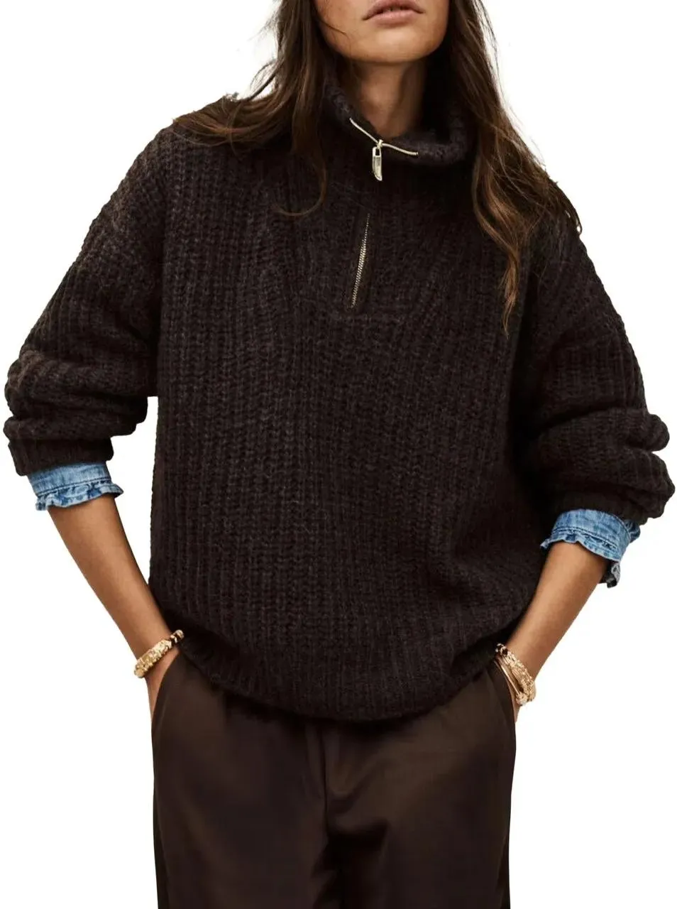 BASH - Ba&sh Beltane Donkerbruin 1h25belt - Größe 36 - braun – Bild 3