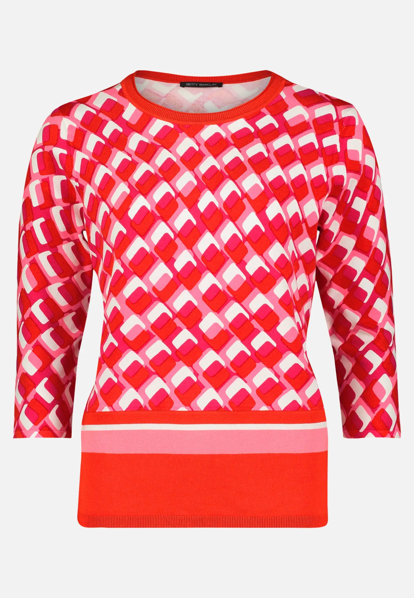 Basic-Strickpullover mit Print – Bild 3