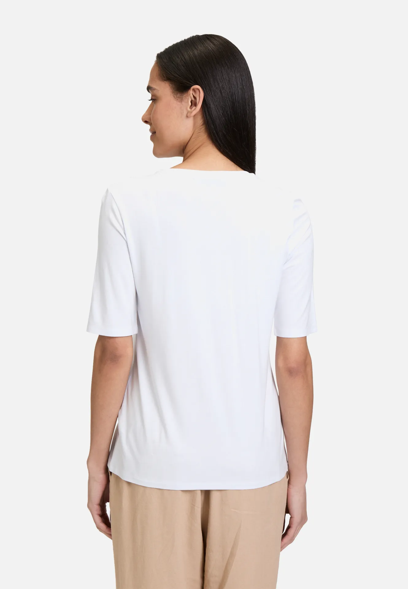 Basic Shirt mit Rundhalsausschnitt Basic Shirt mit Rundhalsausschnitt