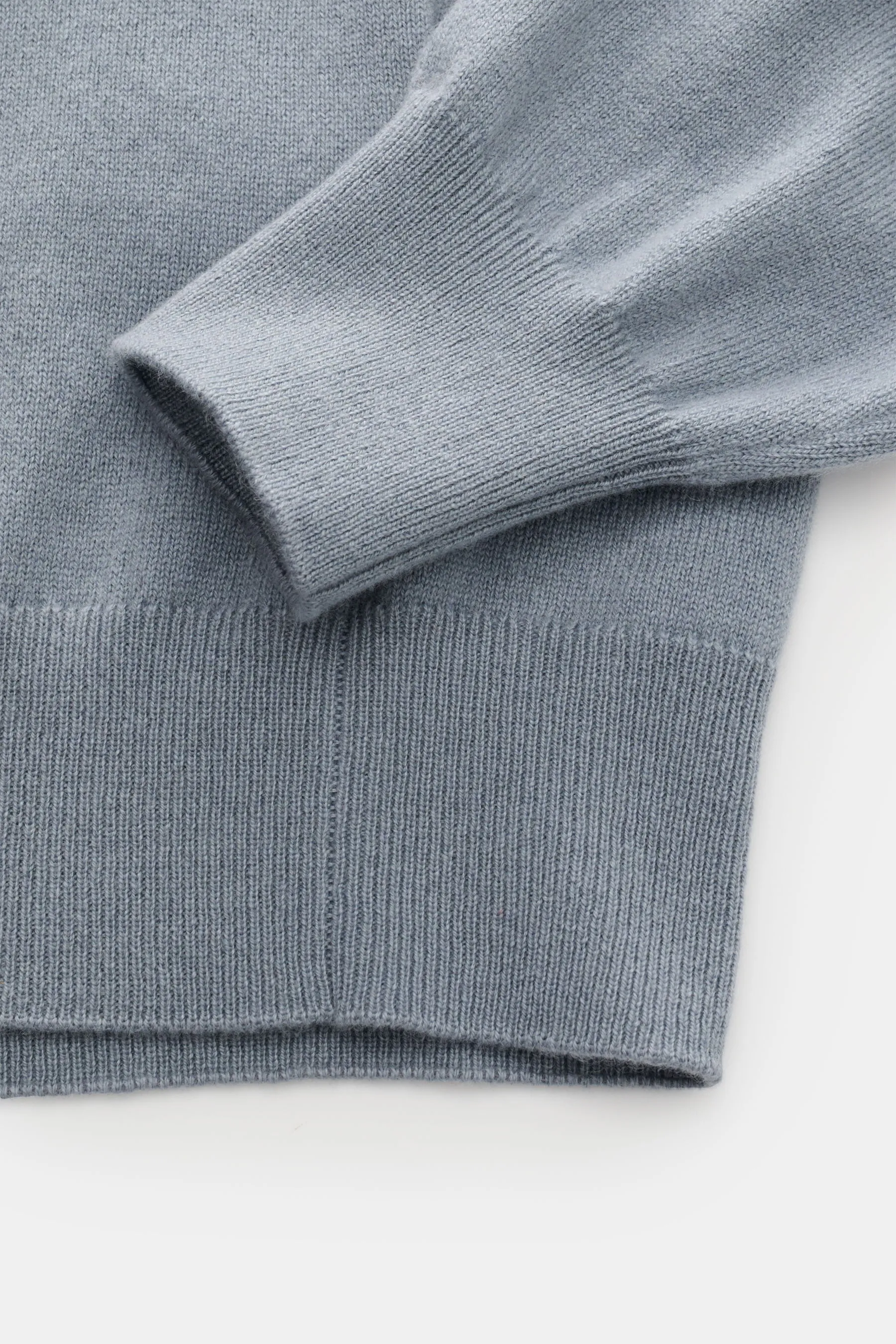 Cruciani - Herren - Cashmere Rollkragenpullover rauchblau – Bild 3