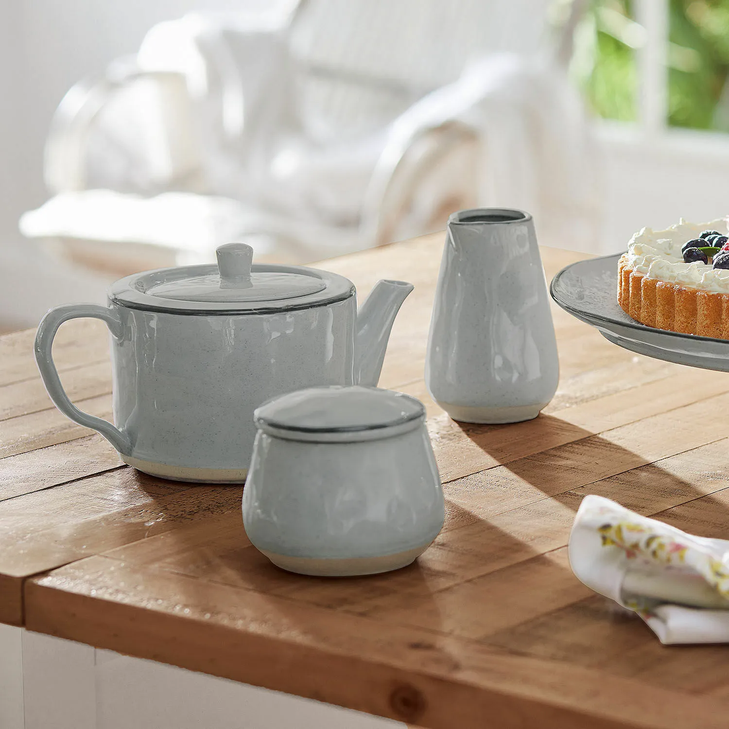 Zuckerdose und Milchkännchen Biarré – Bild 2