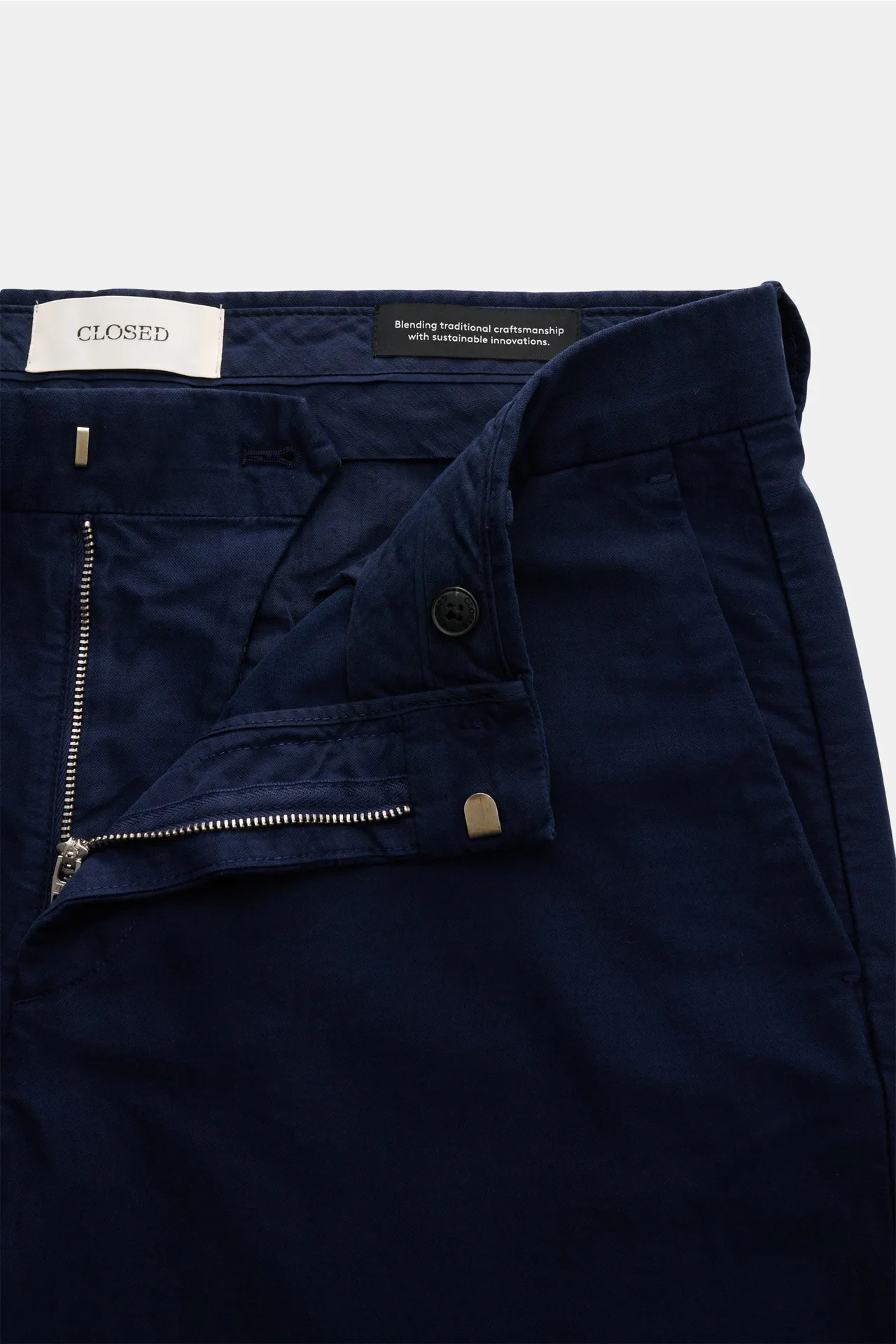 Closed - Herren - Baumwollhose 'Clifton' navy – Bild 4