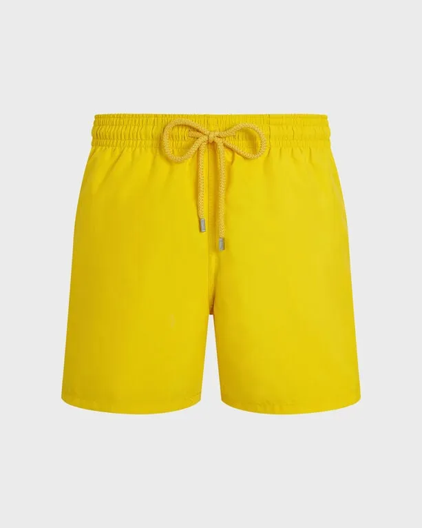 Vilebrequin - Solid Badeshorts Für Herren - Bademode - Moorea - Gelb - Größe XXL Vilebrequin - Solid Badeshorts Für Herren - Bademode - Moorea - Gelb - Größe XXL