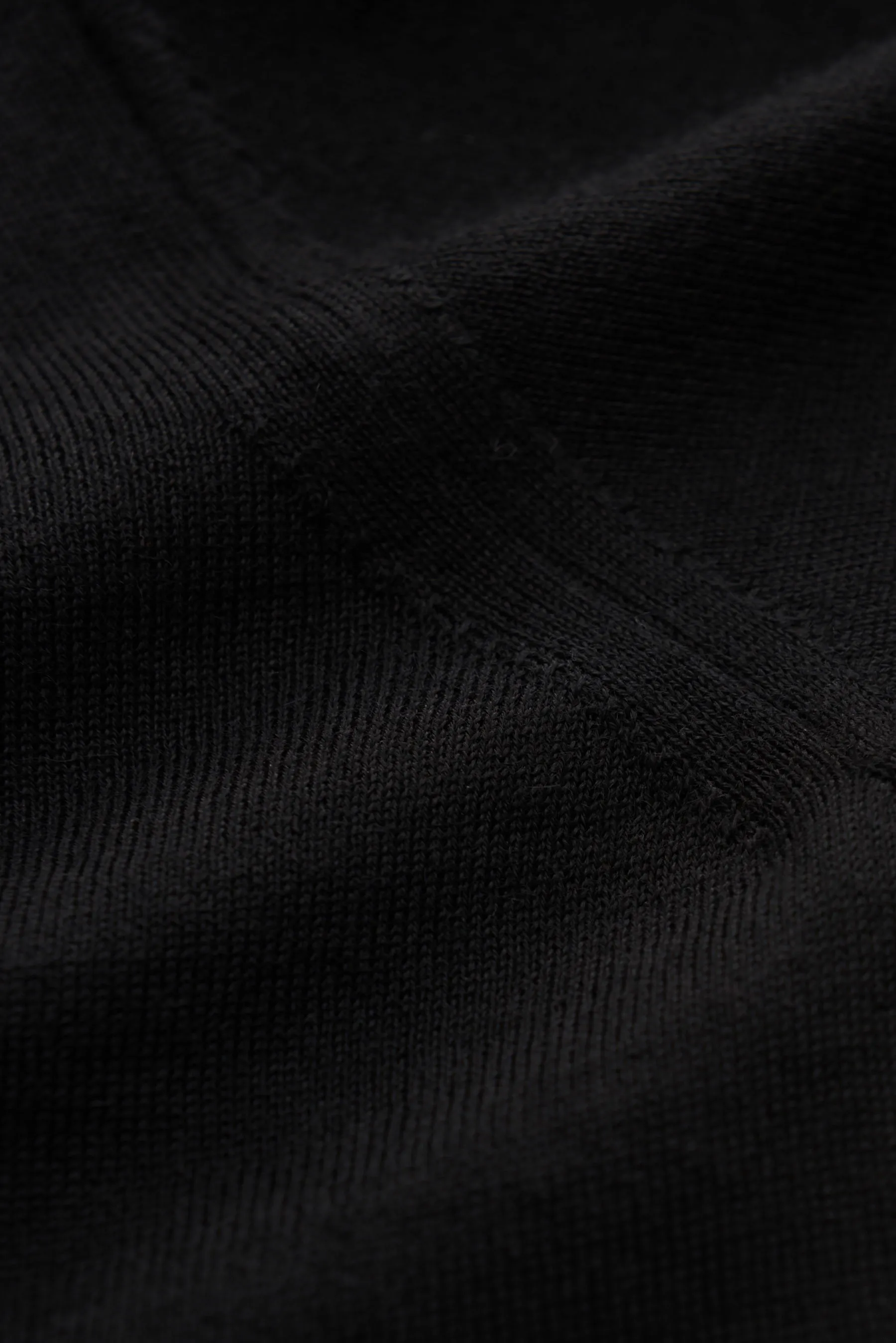 Fedeli - Herren - Cashmere-Seiden-Strickpolo 'Sportman' schwarz – Bild 4