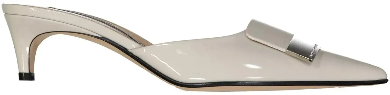 sergio rossi - Sergio Rossi Leather Mules - Größe 37,5 - sergio rossi - Sergio Rossi Leather Mules - Größe 37,5 -