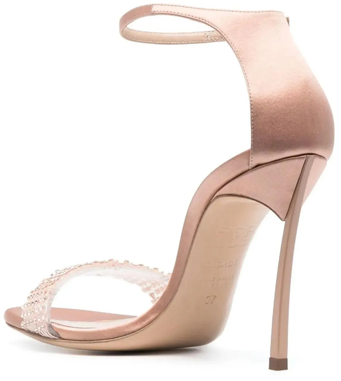 Casadei - Casadei 100mm Blade Twenties Satin Sandals - Größe 40 - – Bild 2