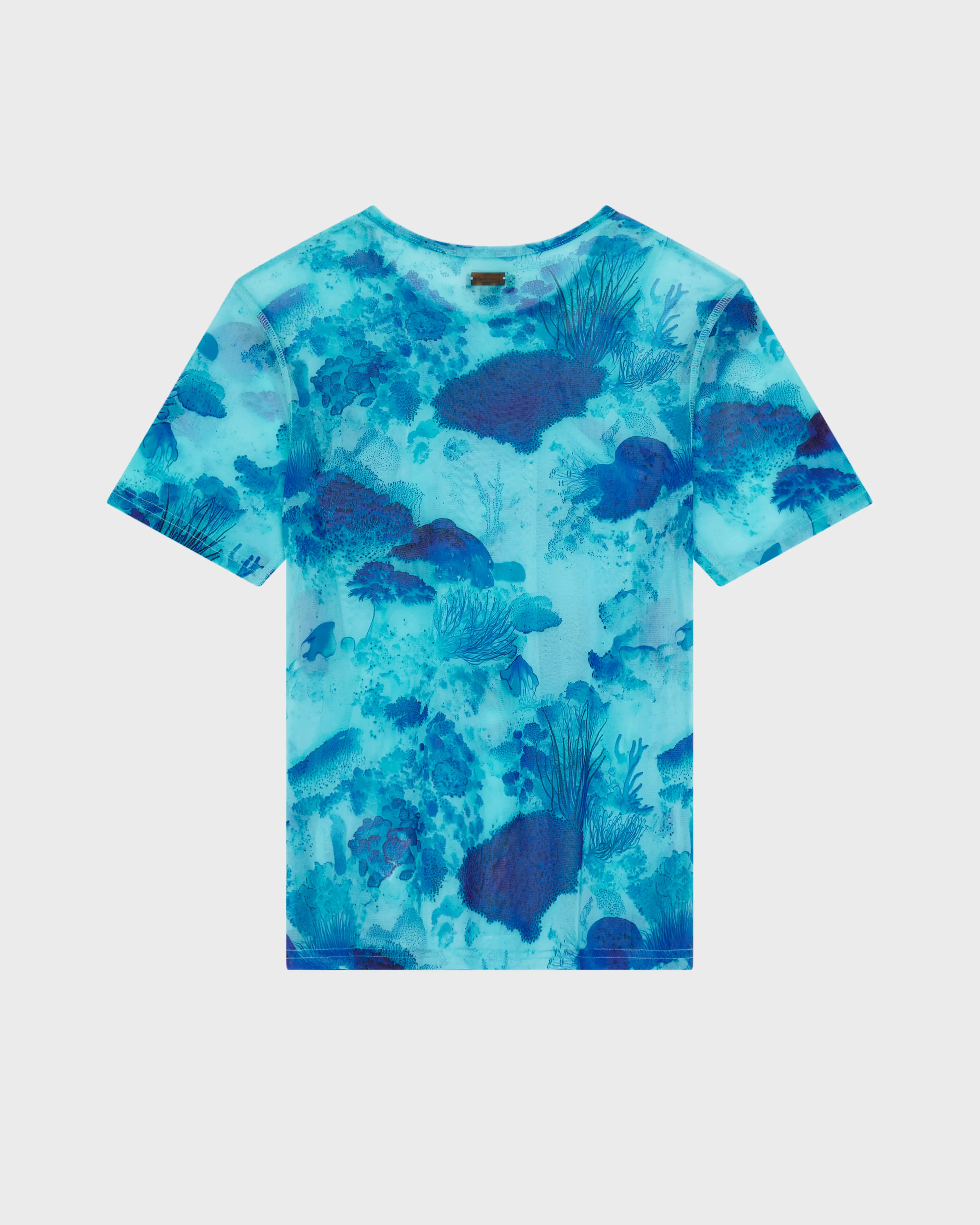 Vilebrequin - Coral Reef T-shirt Mit Tüll Für Damen - T-shirt - Lillie - Blau - Größe L – Bild 2