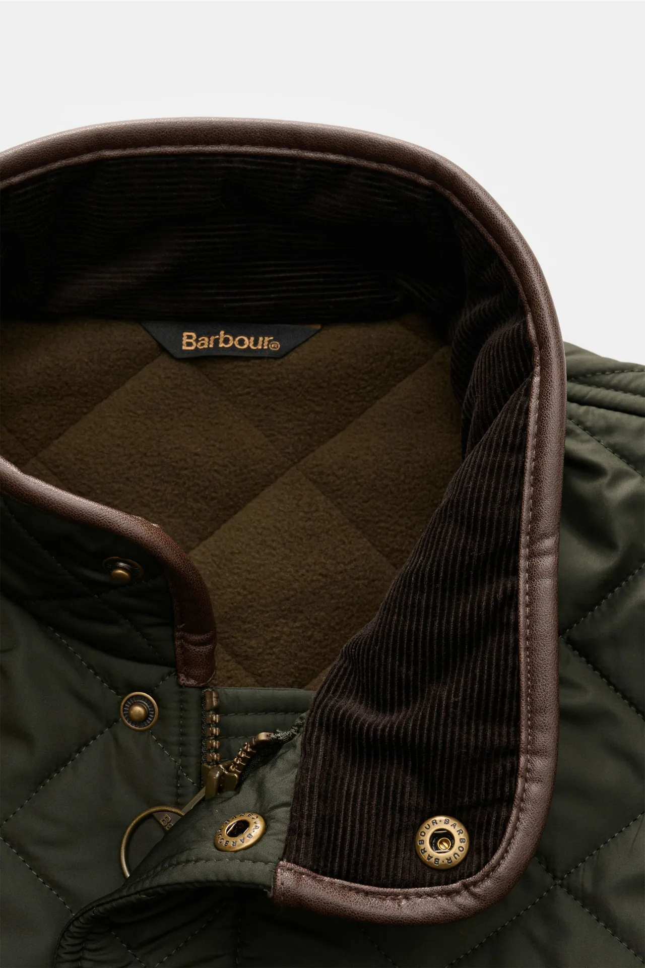 Barbour - Herren - Steppjacke 'Powell Quilt' dunkelgrün – Bild 3