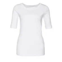 Marc Cain - T-Shirt - Größe 46 - weiß Marc Cain - T-Shirt - Größe 46 - weiß