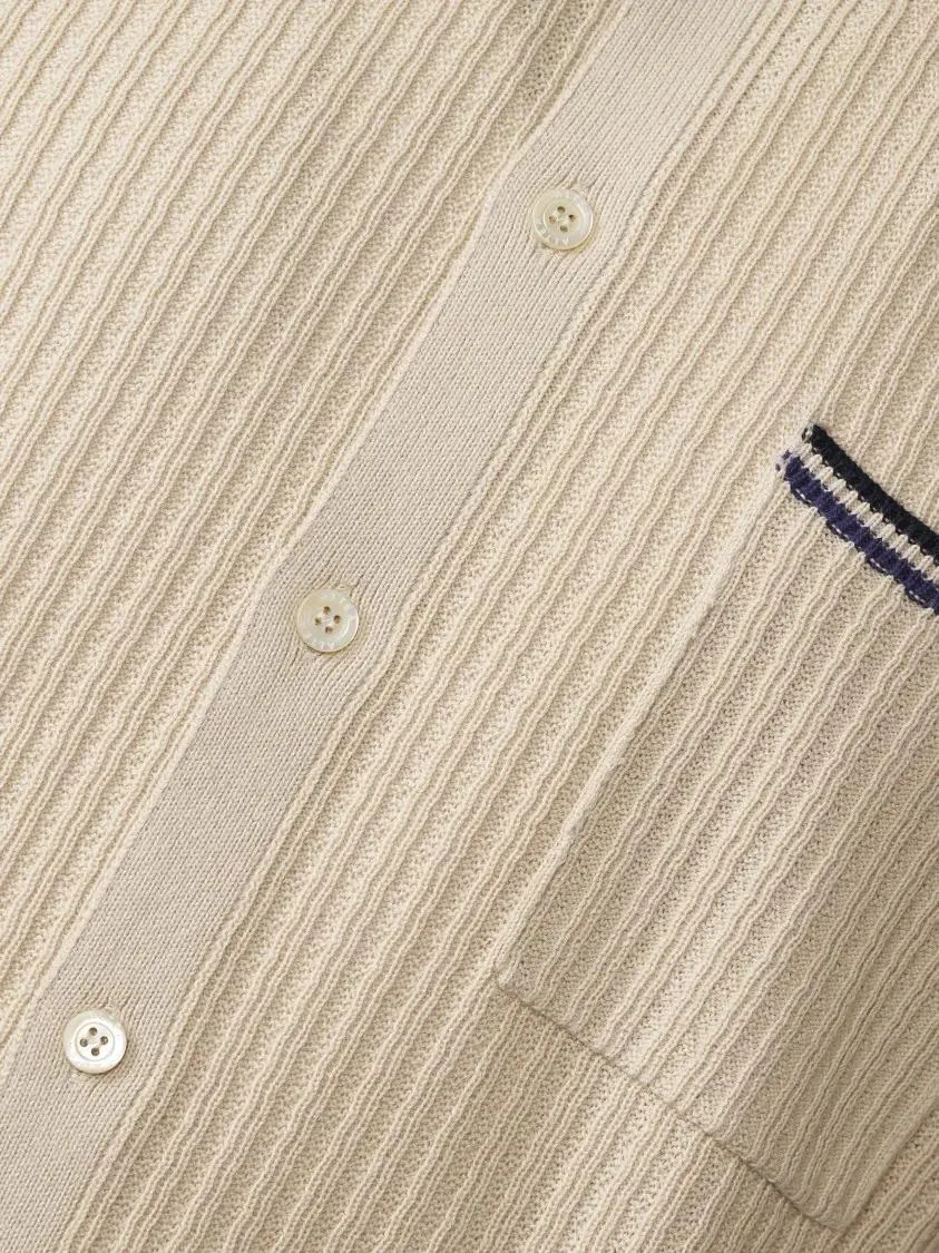 Altea - Shirt With Pocket Shifts Short Sleeve - Größe M - beige – Bild 2