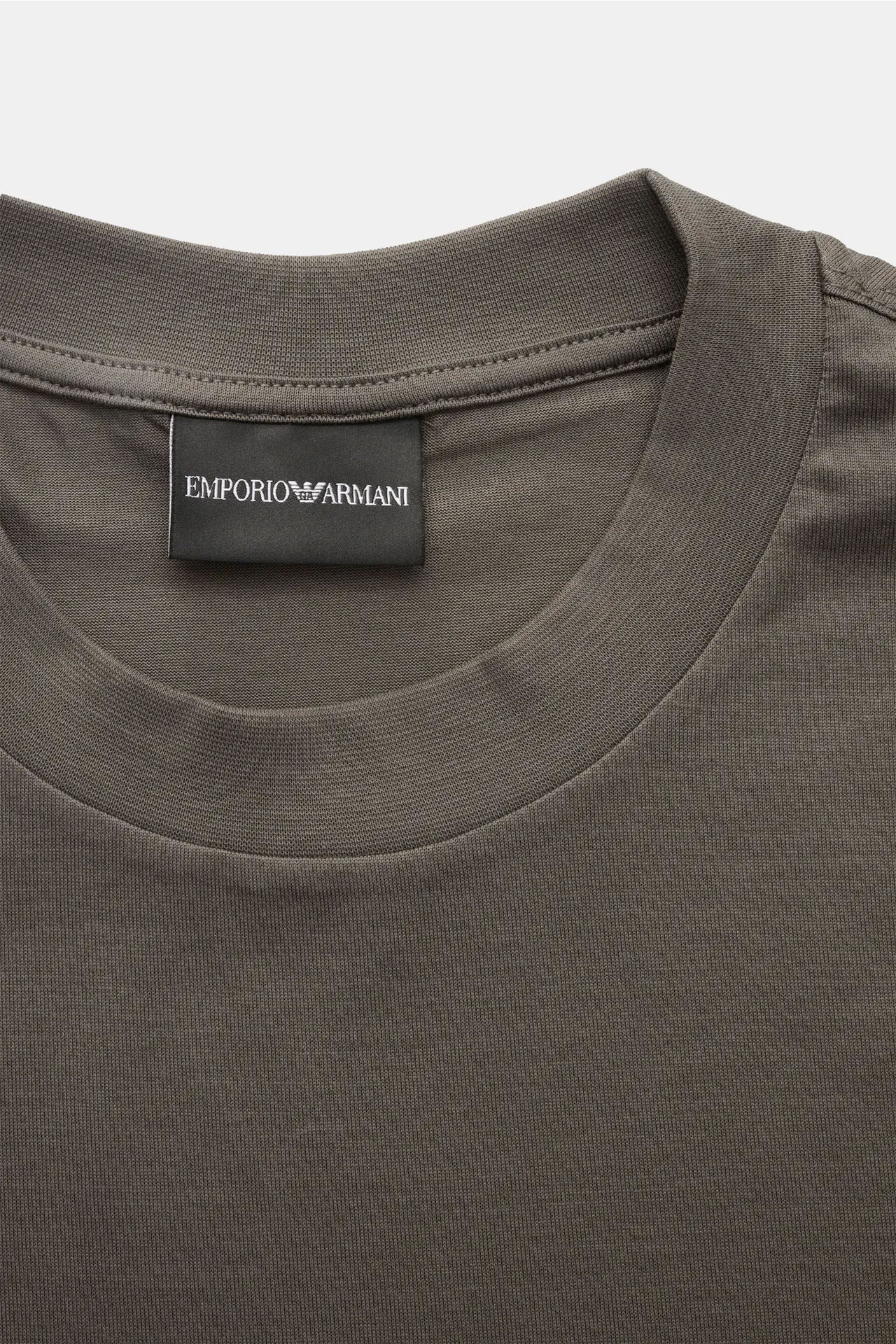 Emporio Armani - Herren - Rundhals-T-Shirt graubraun – Bild 2