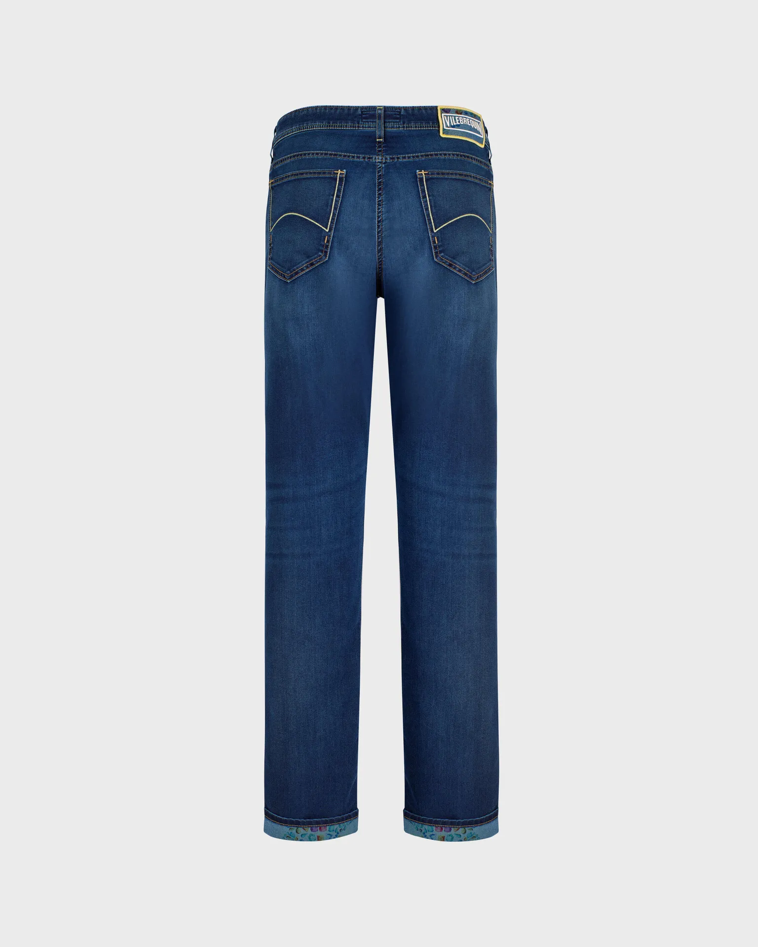 Vilebrequin - Vendôme Turtles Denimhose Mit 5-taschen-design Für Herren - Jeanshose - Gbetta18 - Blau - Größe 35 – Bild 2