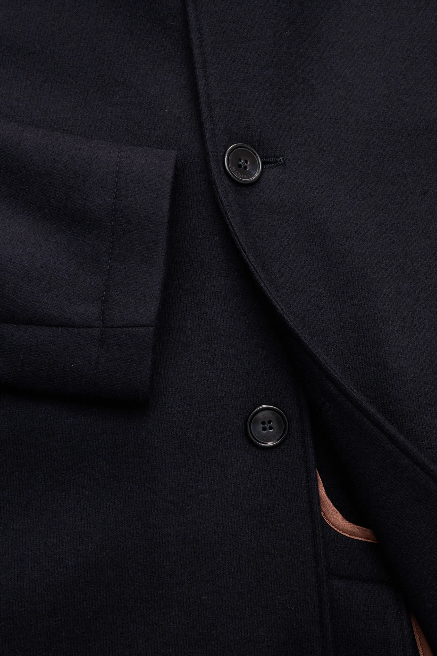 Mandelli - Herren - Jersey-Mantel navy – Bild 4