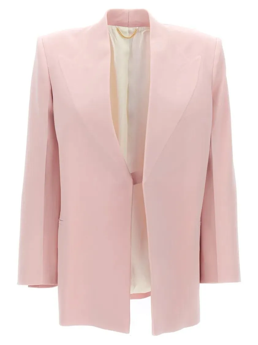 Victoria Beckham - Single-Breasted Blazer Jacket - Größe 8 - pink Victoria Beckham - Single-Breasted Blazer Jacket - Größe 8 - pink