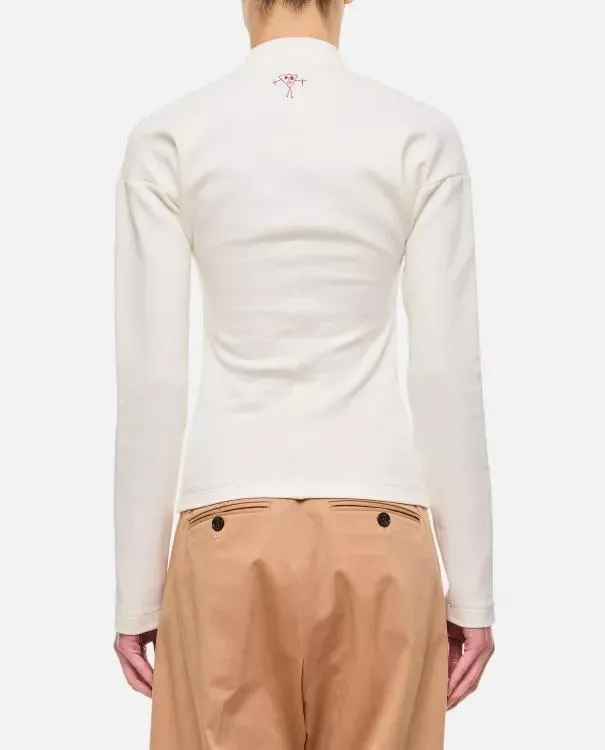 Plan C - Jersey Sweater - Größe S - white – Bild 3