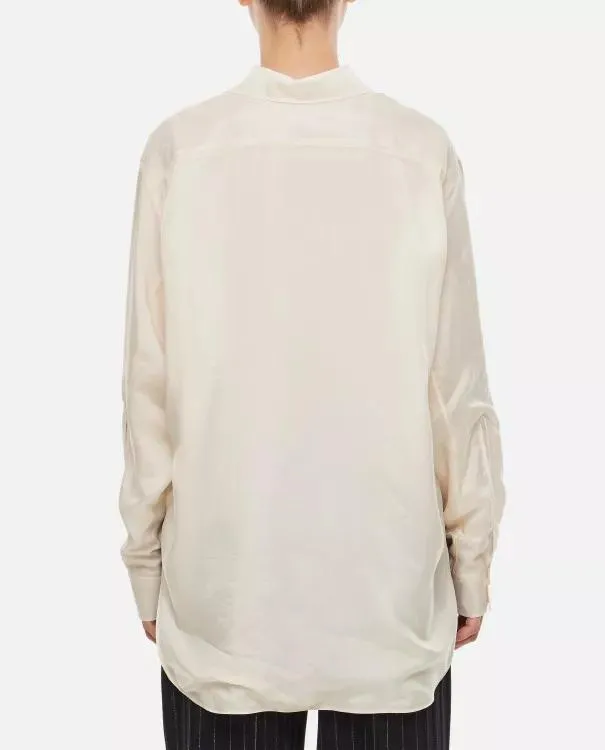 Quira - Reversible Button-Up Shirt - Größe 40 - weiß – Bild 3