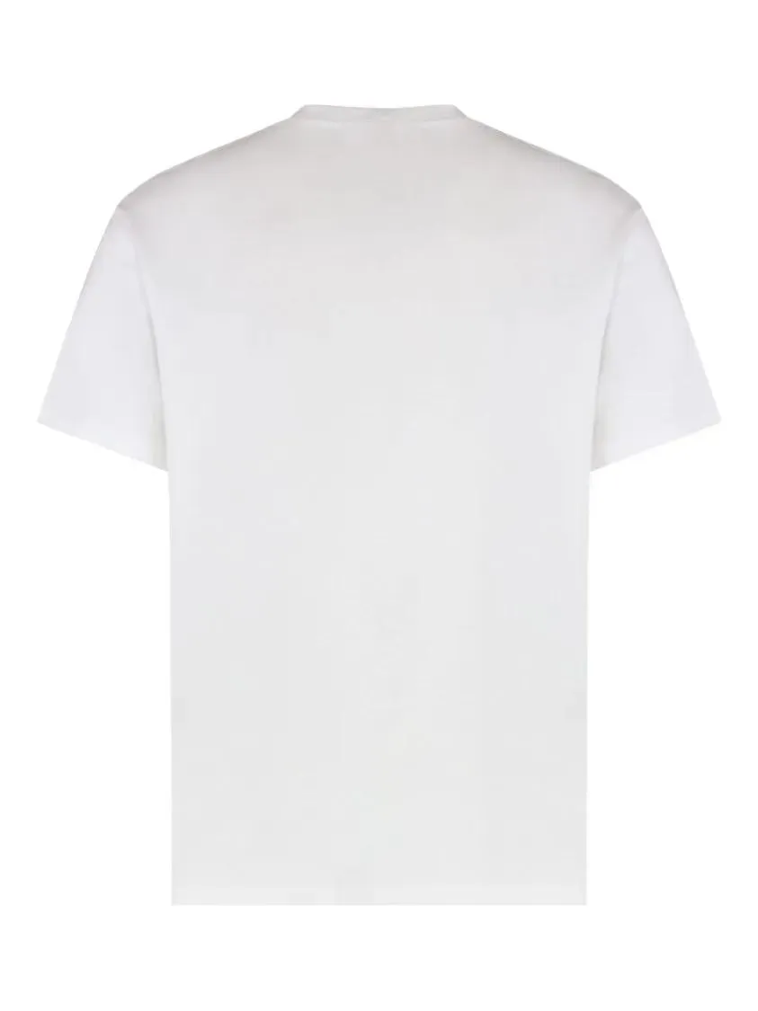 Alexander McQueen - White T-Shirt With Bold Black Lettering - Größe M - weiß – Bild 2