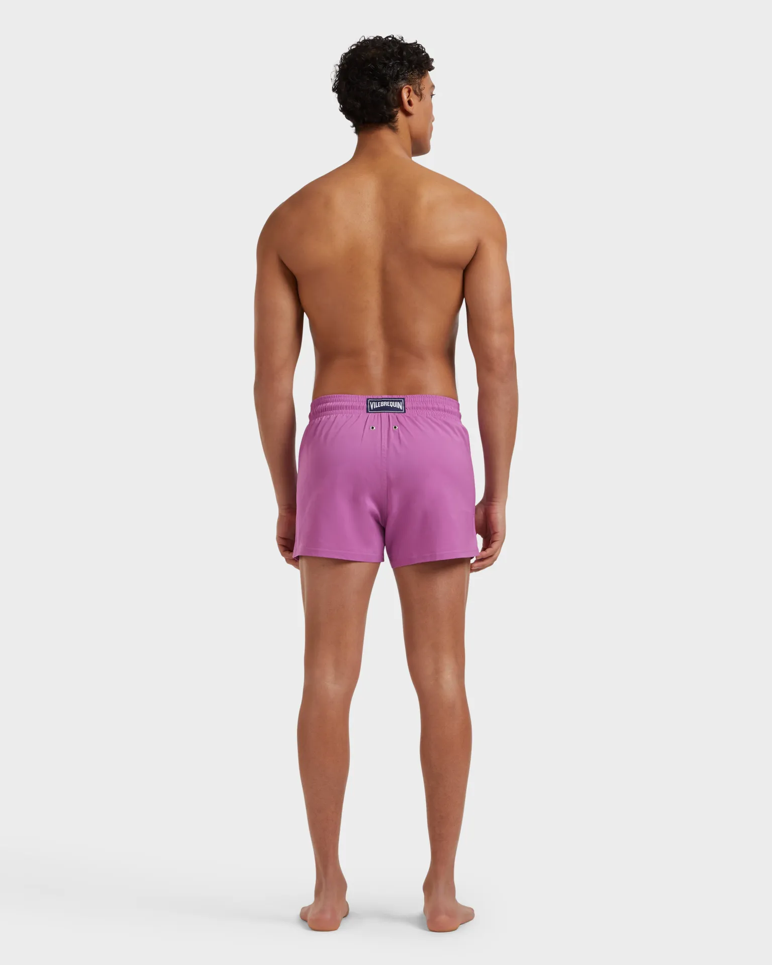 Vilebrequin - Kurze Und Figurbetonte Einfarbige Stretch-bademode Für Herren - Bademode - Man - Rosa - Größe L – Bild 4