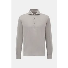 The Product is the Hero - Herren - Longsleeve-Poloshirt grau meliert The Product is the Hero - Herren - Longsleeve-Poloshirt grau meliert