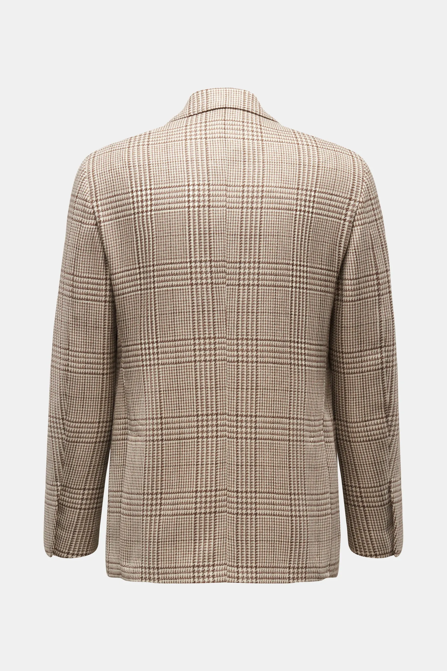 Lardini - Herren - Sakko creme/braun kariert – Bild 3