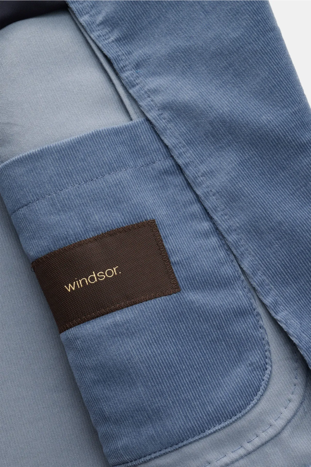 Windsor - Herren - Cordsakko 'Gio' rauchblau – Bild 4