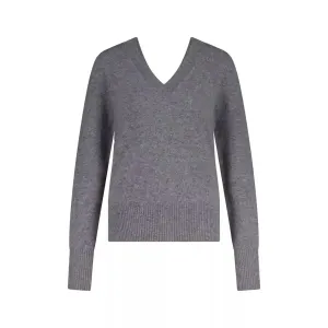 van Kukil - Kaschmir Pullover mit V-Ausschnitt 47701882470746 - Größe L - dark gray van Kukil - Kaschmir Pullover mit V-Ausschnitt 47701882470746 - Größe L - dark gray