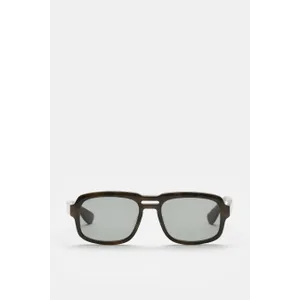 Massimo Alba - Herren - Sonnenbrille grün gemustert/dunkelgrün Massimo Alba - Herren - Sonnenbrille grün gemustert/dunkelgrün