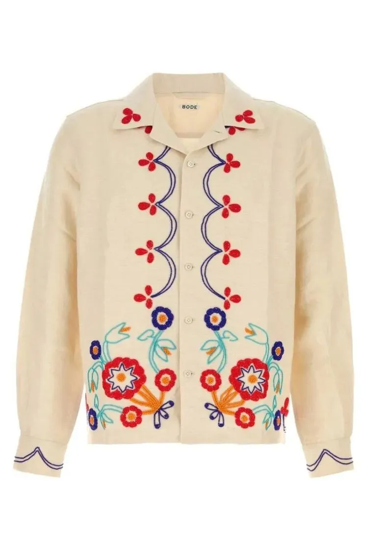 Bode New York - Multicolour Patterned Shirt With Playful Design - Größe M - bunt Bode New York - Multicolour Patterned Shirt With Playful Design - Größe M - bunt