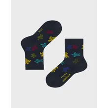 Vilebrequin - Mehrfarbige Rondes Des Tortues Socken Für Kinder – Vilebrequin X Falke - Socken - Socks7 - Blau - Größe 19-22 Vilebrequin - Mehrfarbige Rondes Des Tortues Socken Für Kinder – Vilebrequin X Falke - Socken - Socks7 - Blau - Größe 19-22